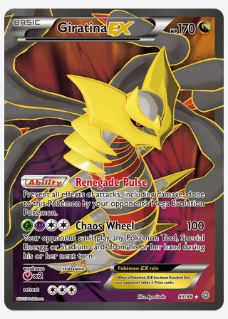 Giratina EX — catalogusbeeld