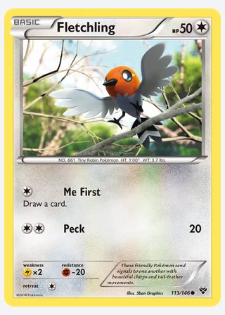 Fletchling — catalogusbeeld