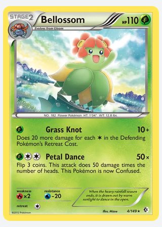 Bellossom — catalogusbeeld