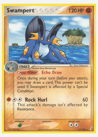 Swampert — catalogusbeeld
