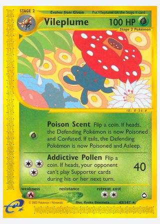 Vileplume — catalogusbeeld