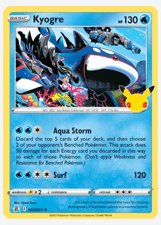 Kyogre — catalogusbeeld