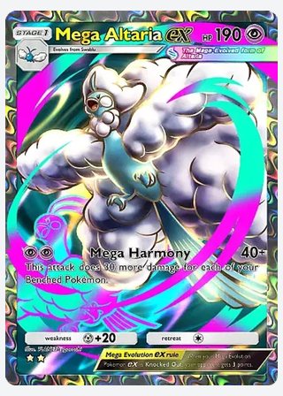 Mega Altaria ex — catalogusbeeld