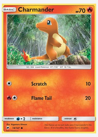 Charmander — catalogusbeeld
