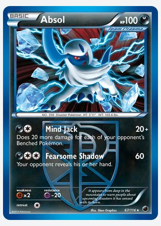 Absol — catalogusbeeld