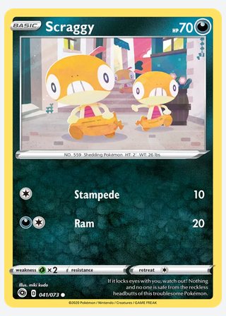 Scraggy — catalogusbeeld