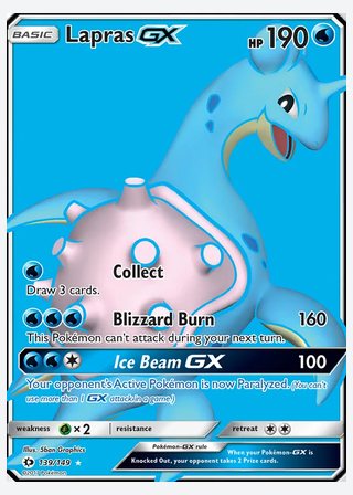 Lapras GX — catalogusbeeld