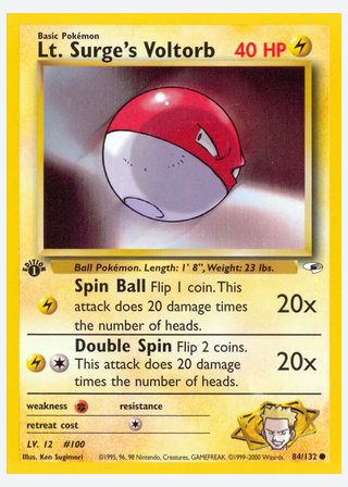 Lt. Surge's Voltorb — catalogusbeeld