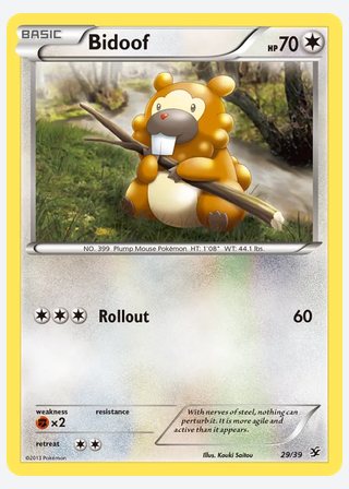 Bidoof — catalogusbeeld