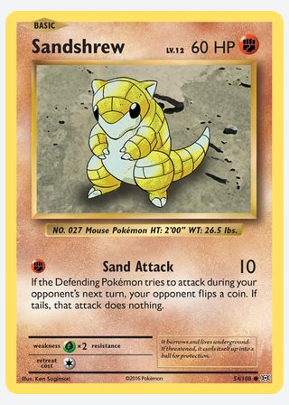 Sandshrew — catalogusbeeld