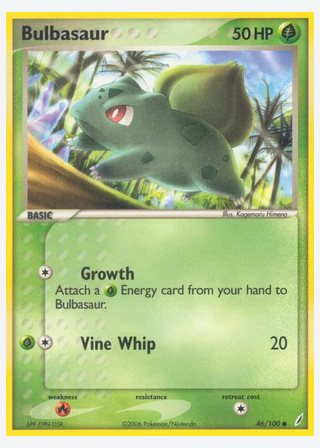 Bulbasaur — catalogusbeeld