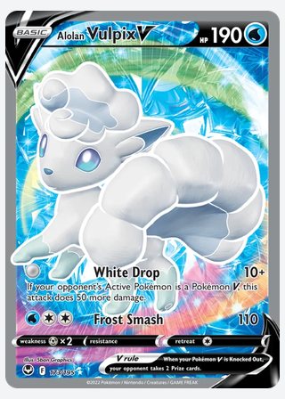 Alolan Vulpix V — catalogusbeeld