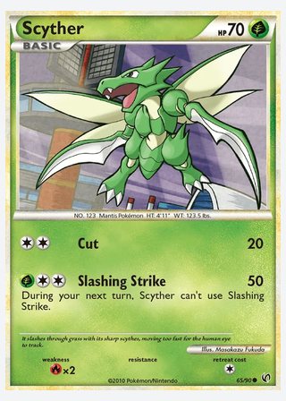 Scyther — catalogusbeeld