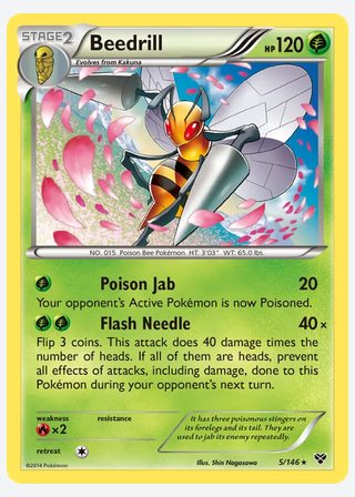 Beedrill — catalogusbeeld