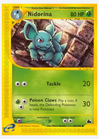 Nidorina — catalogusbeeld