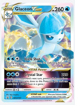 Glaceon VSTAR — catalogusbeeld