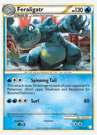 Feraligatr — catalogusbeeld