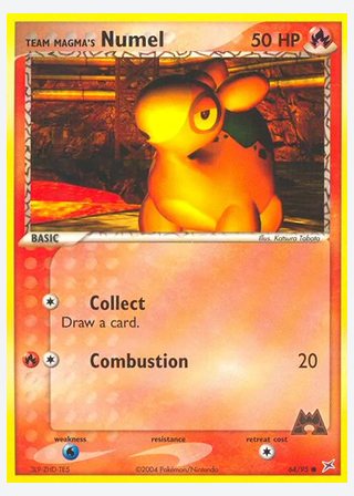 Team Magma's Numel — catalogusbeeld