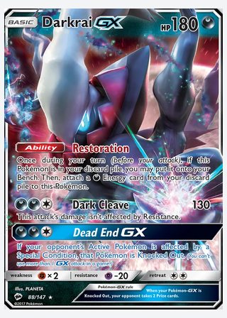 Darkrai GX — catalogusbeeld