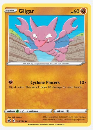 Gligar — catalogusbeeld