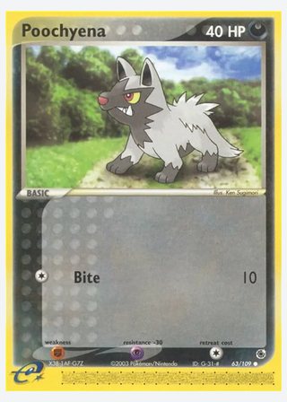 Poochyena — catalogusbeeld