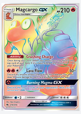 Magcargo GX — catalogusbeeld