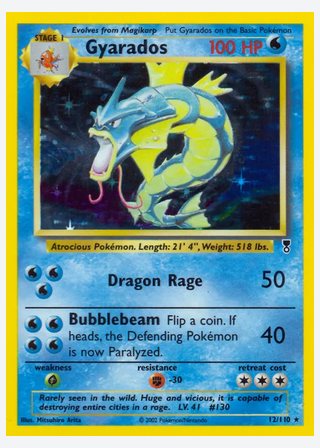 Gyarados — catalogusbeeld