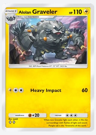 Alolan Graveler — catalogusbeeld