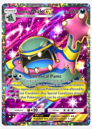 Alolan Muk ex — catalogusbeeld