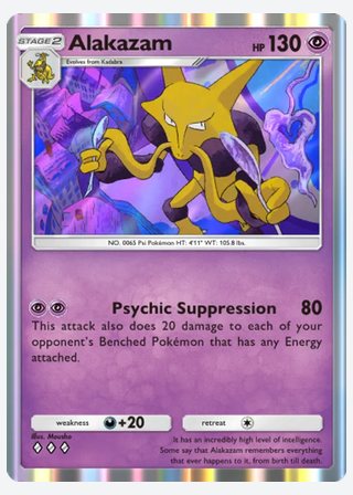 Alakazam — catalogusbeeld