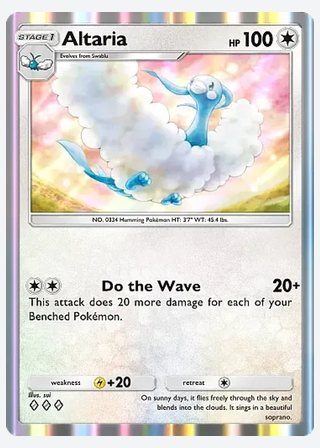 Altaria — catalogusbeeld