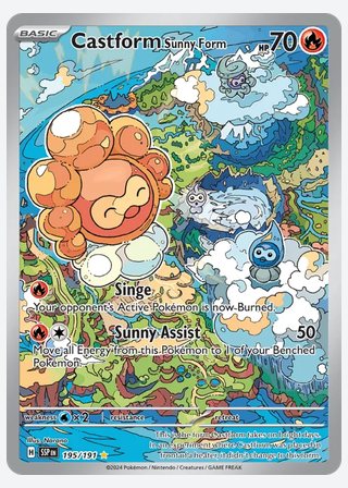 Castform Sunny Form — catalogusbeeld