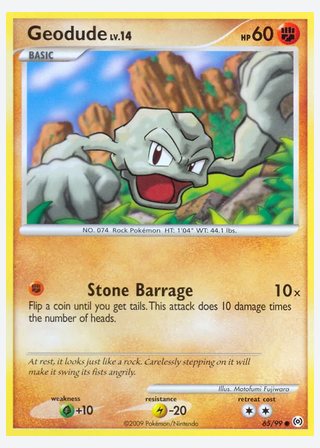 Geodude — catalogusbeeld