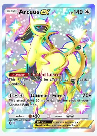 Arceus ex — catalogusbeeld