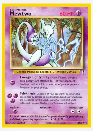Mewtwo — catalogusbeeld