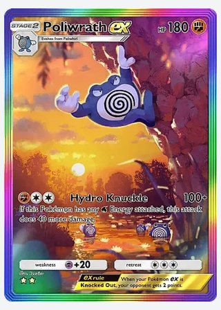 Poliwrath ex — catalogusbeeld