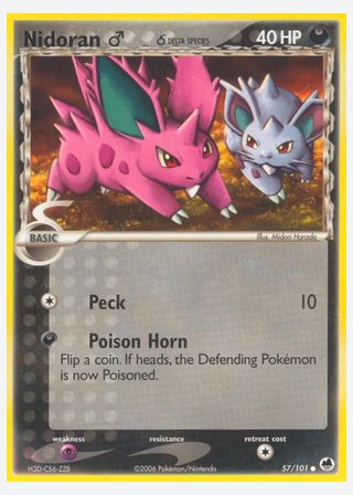 Nidoran♂ δ — catalogusbeeld