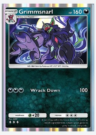 Grimmsnarl — catalogusbeeld