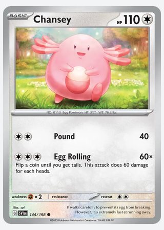 Chansey — catalogusbeeld