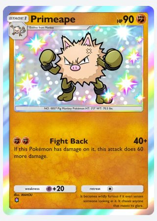 Primeape — catalogusbeeld