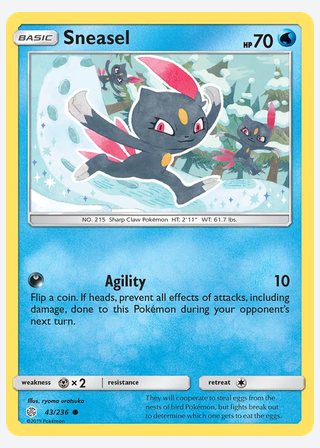 Sneasel — catalogusbeeld