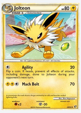 Jolteon — catalogusbeeld