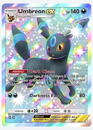 Umbreon ex — catalogusbeeld