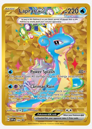 Lapras ex — catalogusbeeld