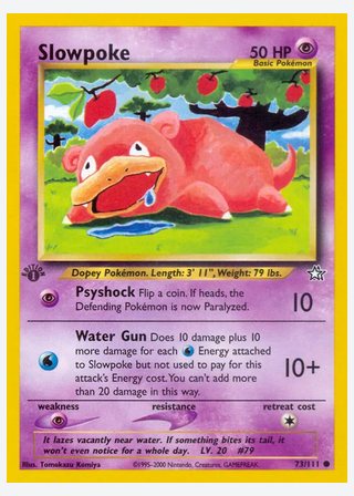 Slowpoke — catalogusbeeld