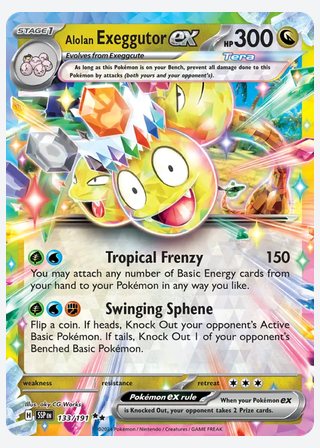 Alolan Exeggutor ex — catalogusbeeld