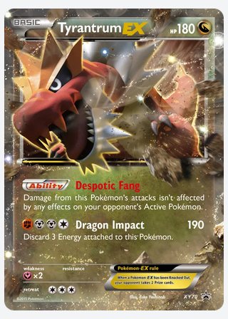 Tyrantrum EX — catalogusbeeld