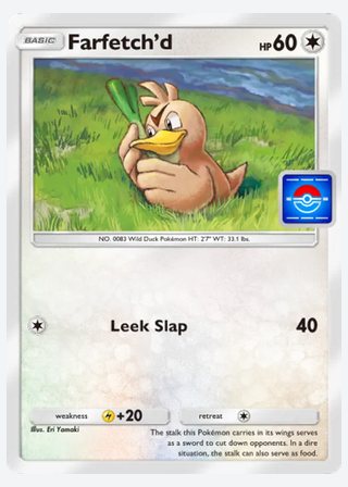 Farfetch'd — catalogusbeeld