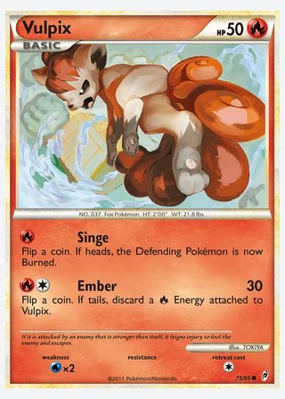 Vulpix — catalogusbeeld