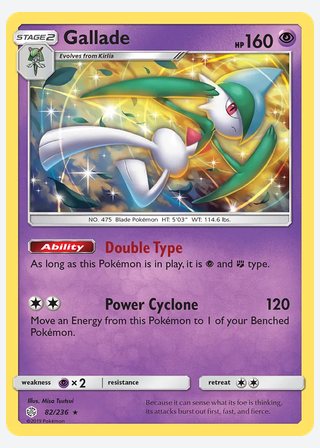 Gallade — catalogusbeeld
